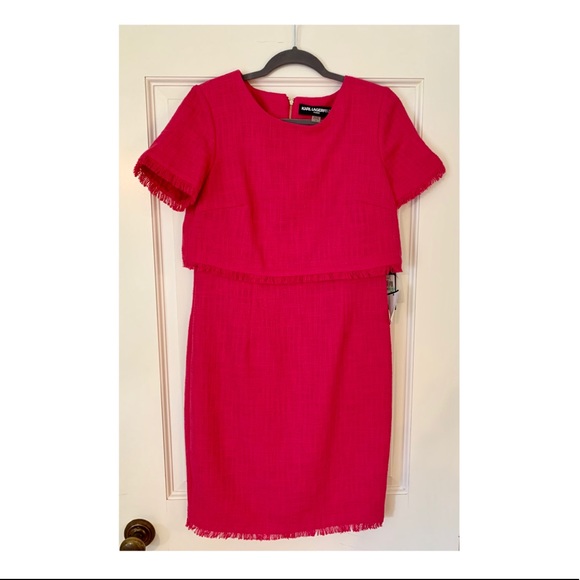 Karl Lagerfeld Dresses & Skirts - Bright pink formal dress.